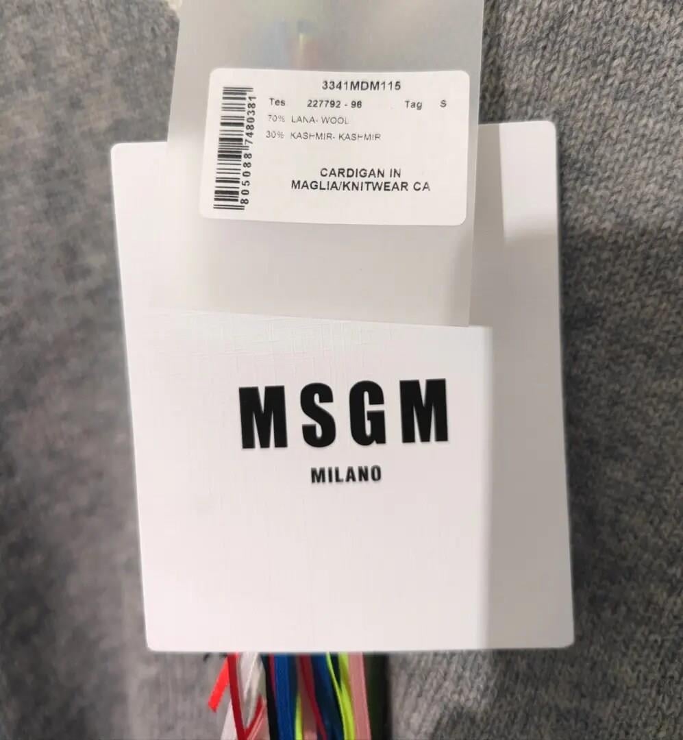 MSGM Gri Hırka