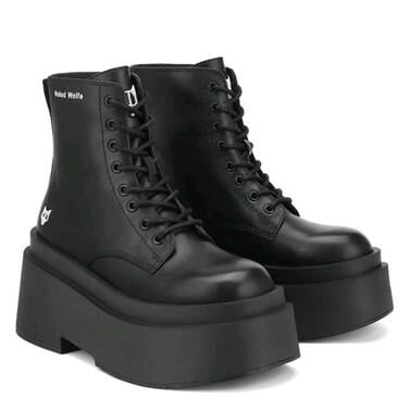 Naked Wolfe Saturn Black Leather
