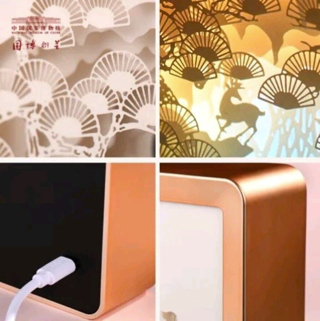 National Museum Of China Bai Lu Zun Paper Carved Lamp LED Light