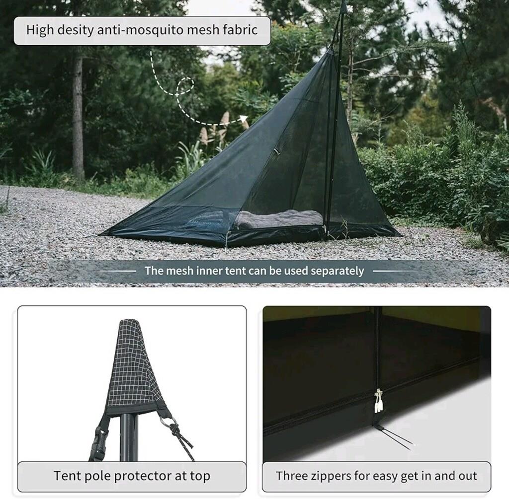 Naturehike Pasture Fire Pyramid Tente - Çadır