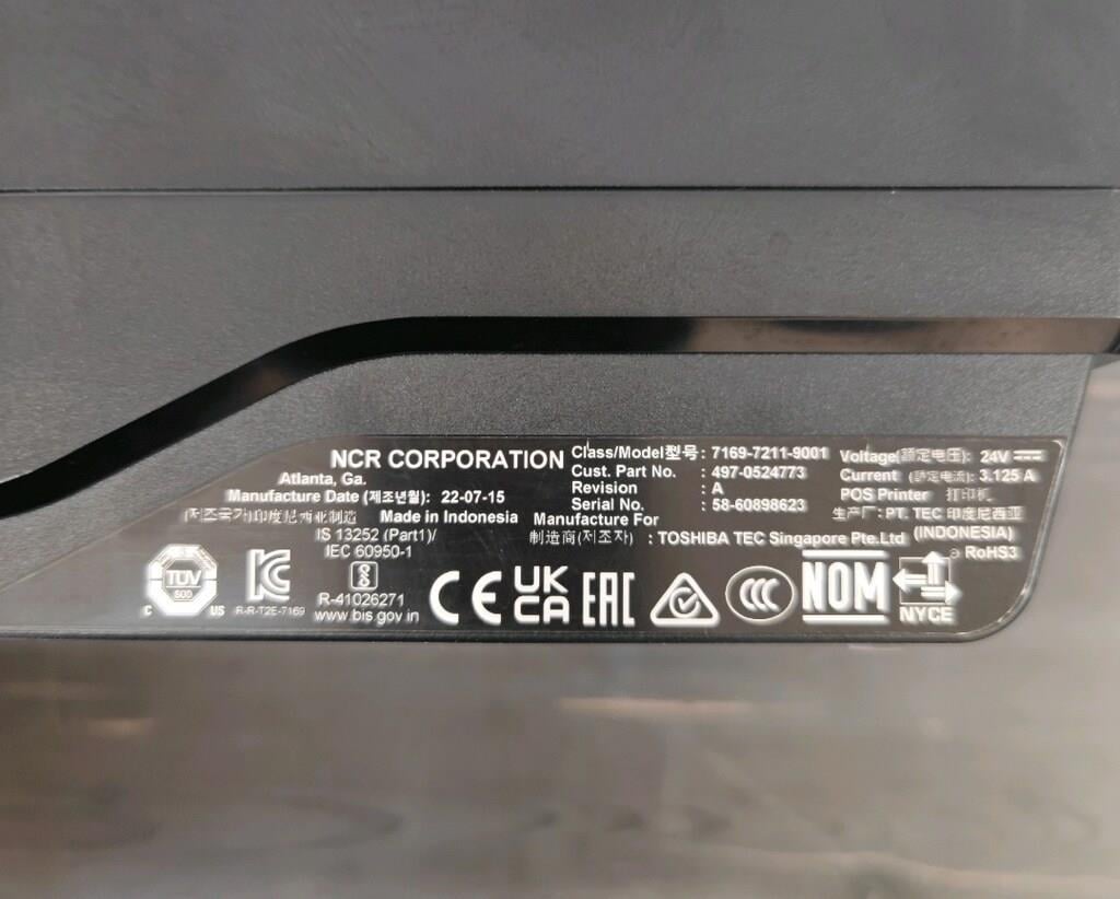 NCR 7169 - Multifonksiyon Yazarkasa Printer