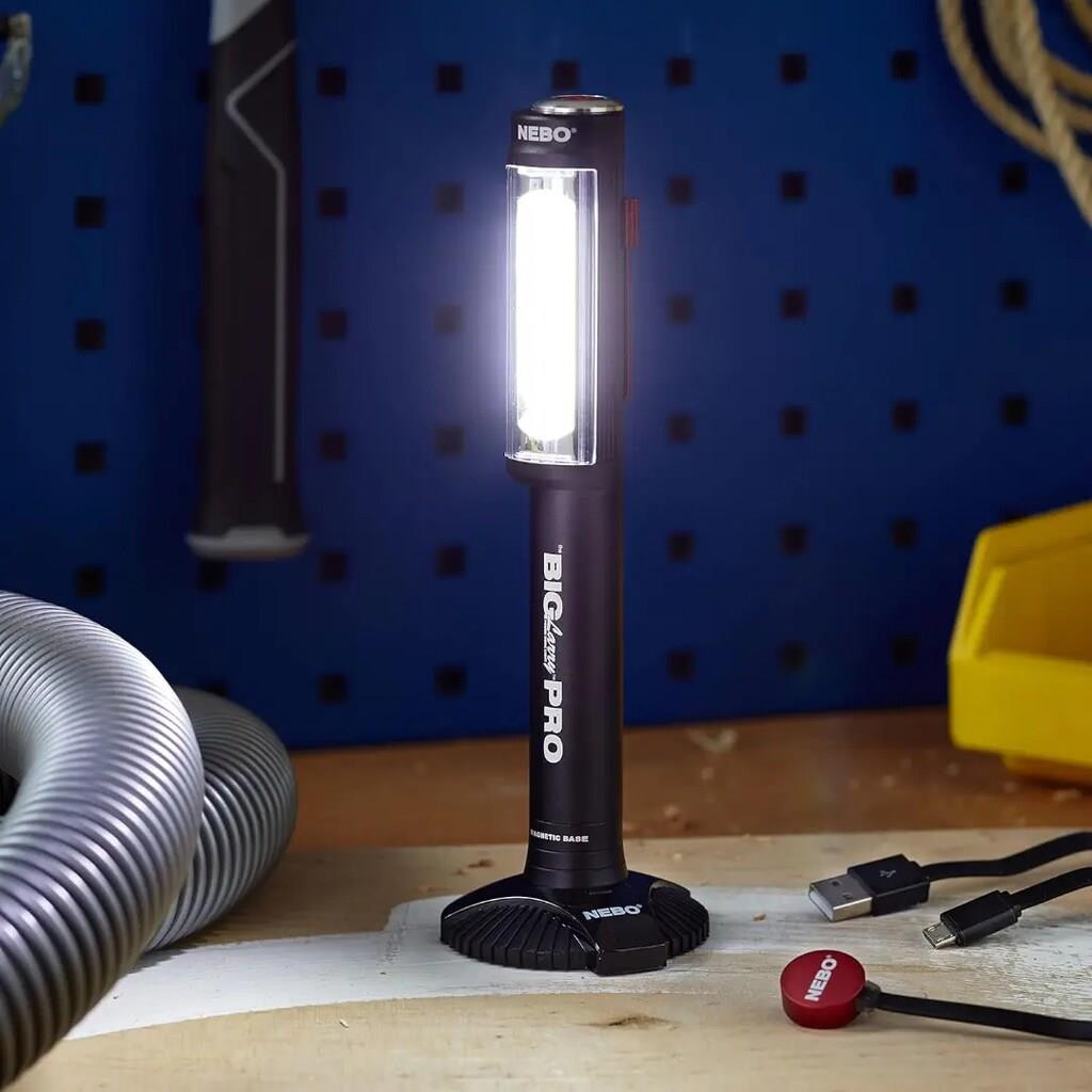 Nebo Big Larry Pro 500 Lümen Şarjlı LED Fener