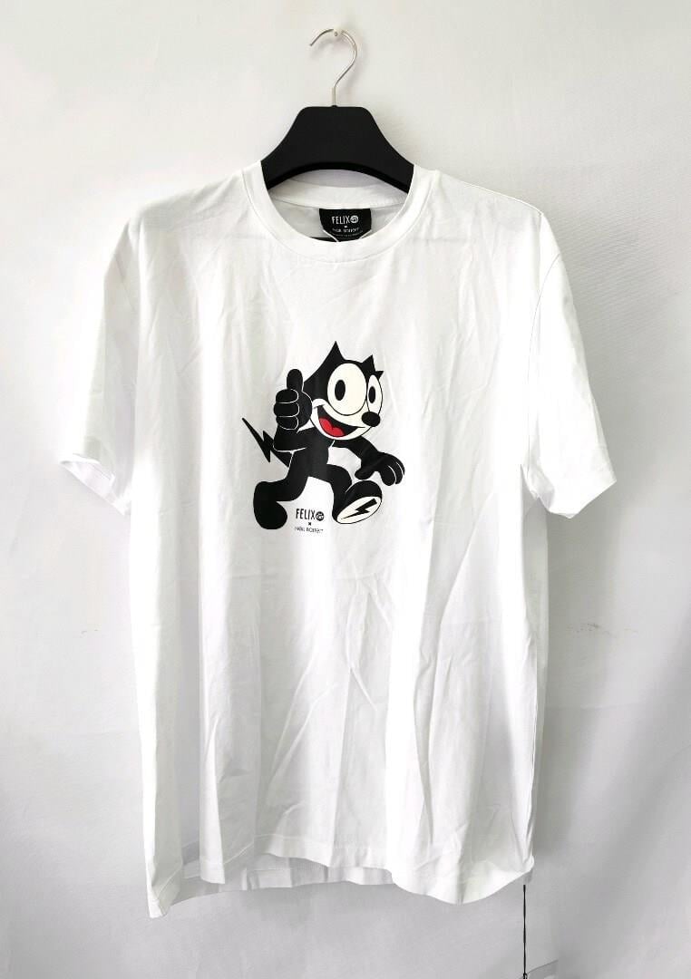 Neil Barrett X Felix The Cat White T-Shirt