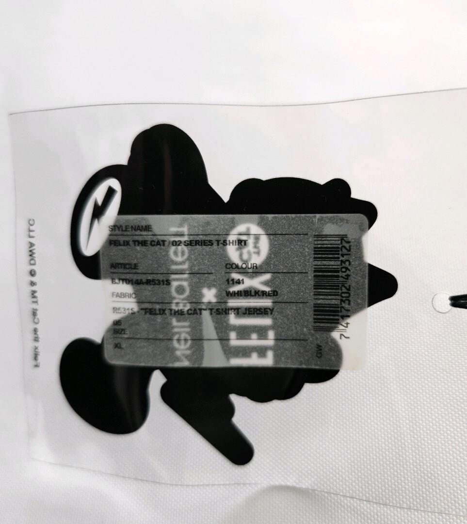 Neil Barrett X Felix The Cat White T-Shirt