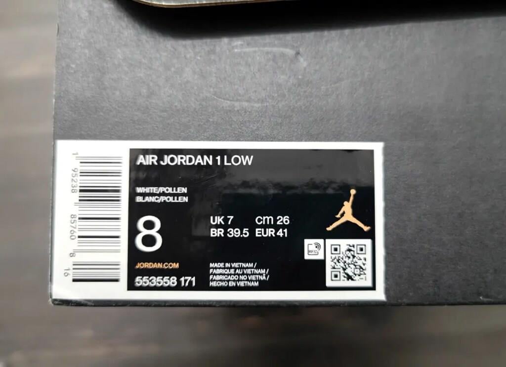 Nike Air Jordan 1 Low Pollen GS