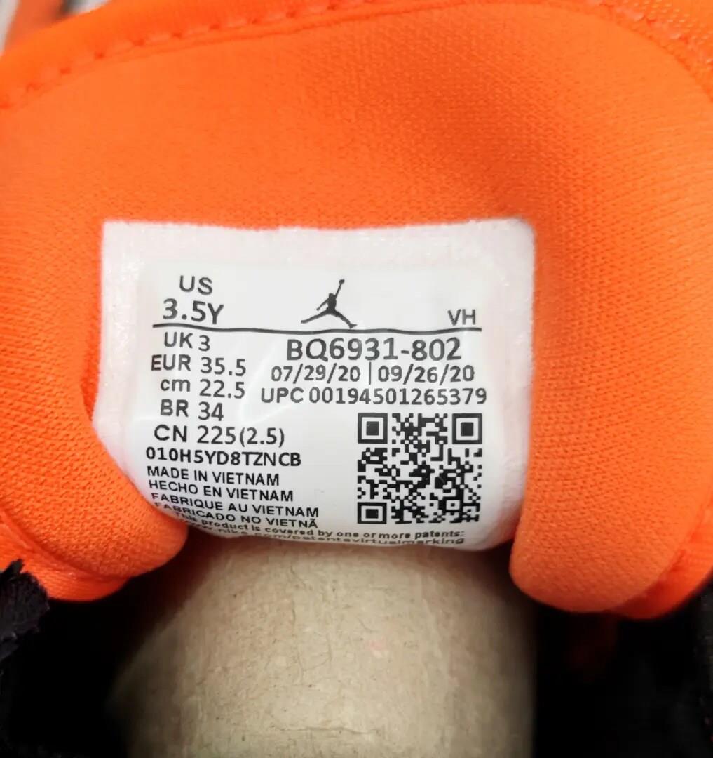 Nike Air Jordan 1 Mid SE GS Turf Orange - BQ6931 802