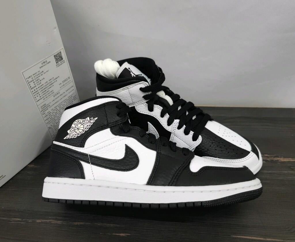 Nike Air Jordan 1 Mid Split Black White (W) - DR0501-101
