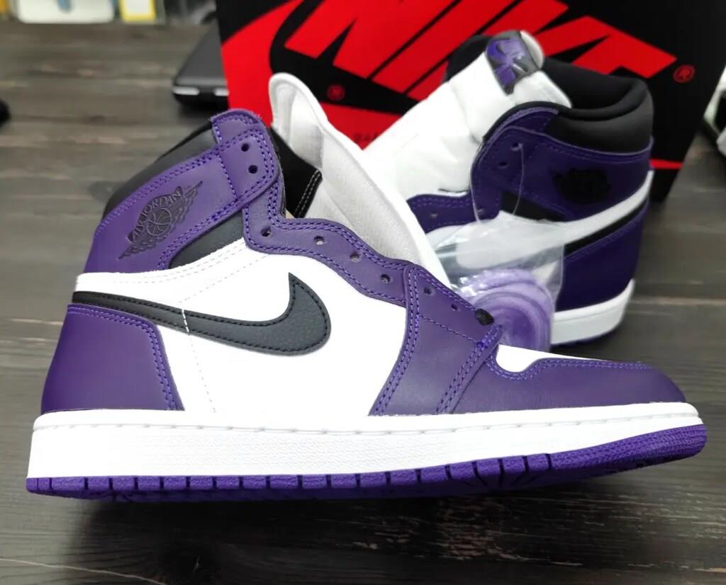 Nike Air Jordan 1 Retro High Court Purple White
