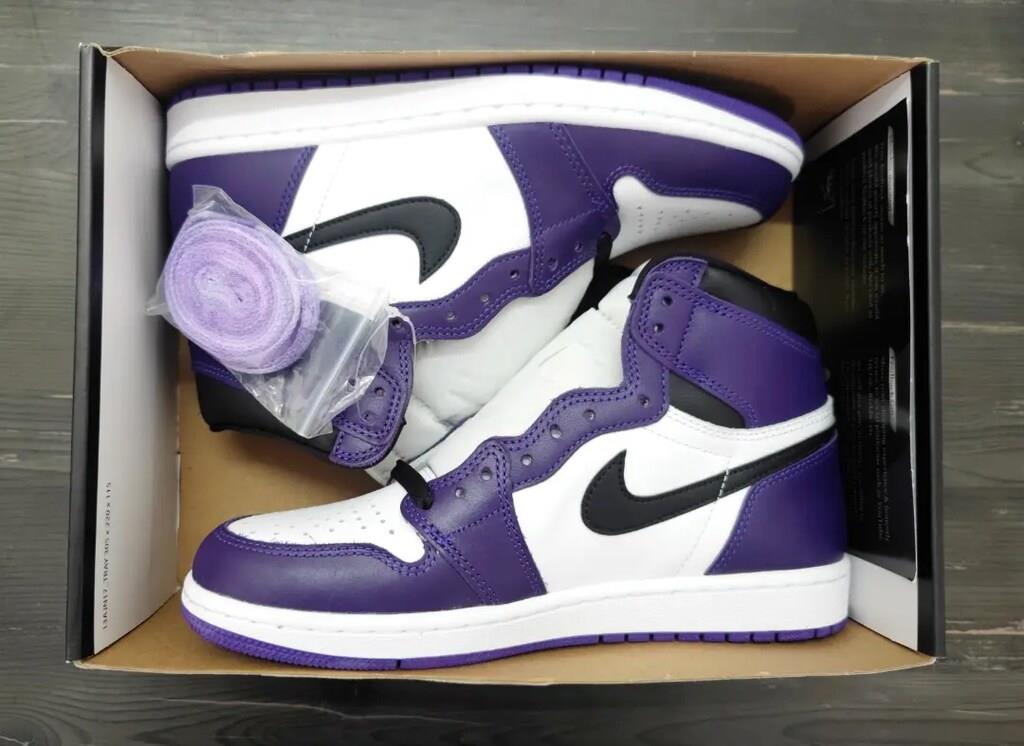 Nike Air Jordan 1 Retro High Court Purple White