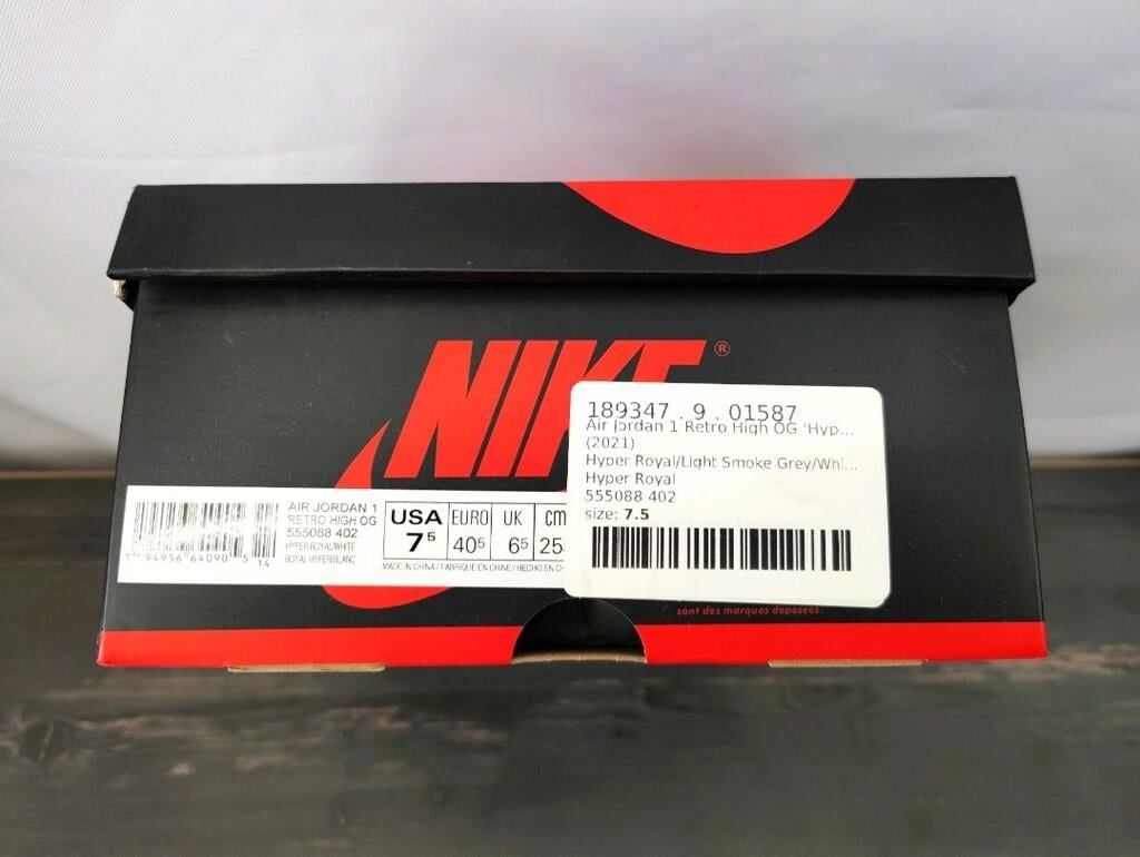 Nike Air Jordan 1 Retro High OG Hyper Royal - 555088-402