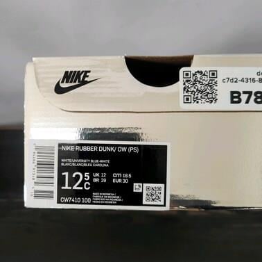 Nike x Off-White Rubber Dunk 'University Blue' CW7410-100