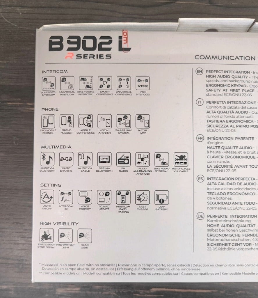 Nolan N-Com B902L R Bluetooth İntercom