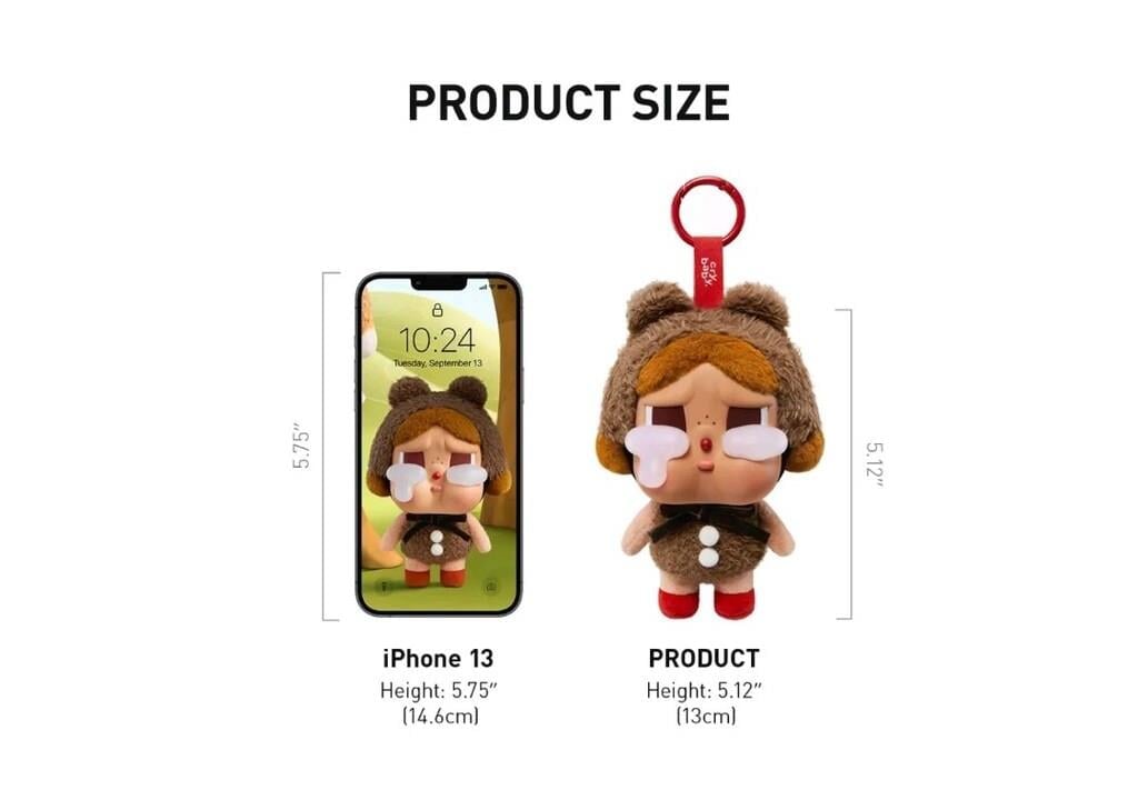 Pop Mart CryBaby Crying Again Series Vinyl Face Plush Single Blind Box