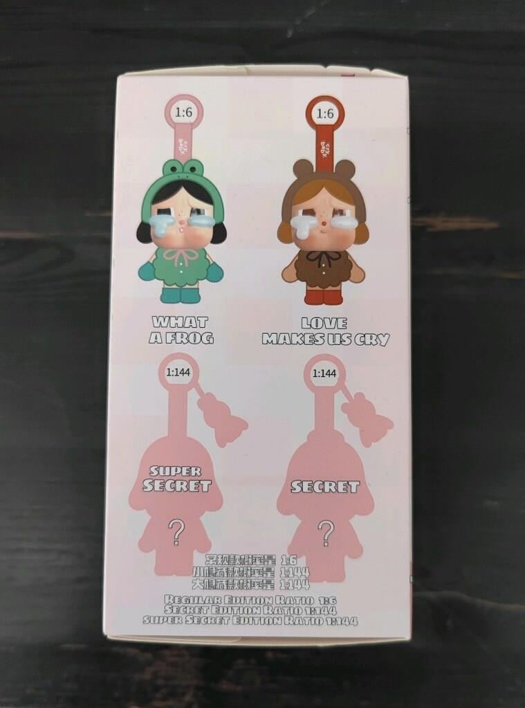 Pop Mart CryBaby Crying Again Series Vinyl Face Plush Single Blind Box