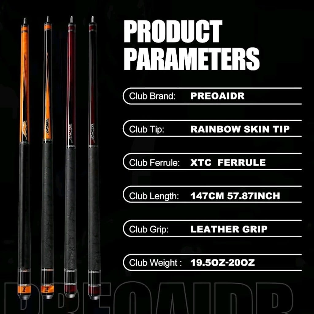PREDAIDR SP Serisi Karbon Fiber Bilardo Istakası