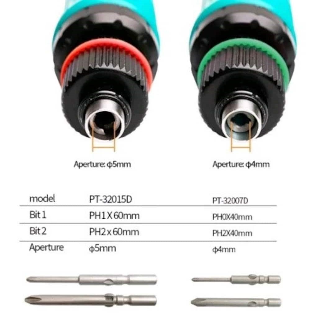 Pro'sKit PT-32007D Değişken Frekans Elektrikli Tornavida