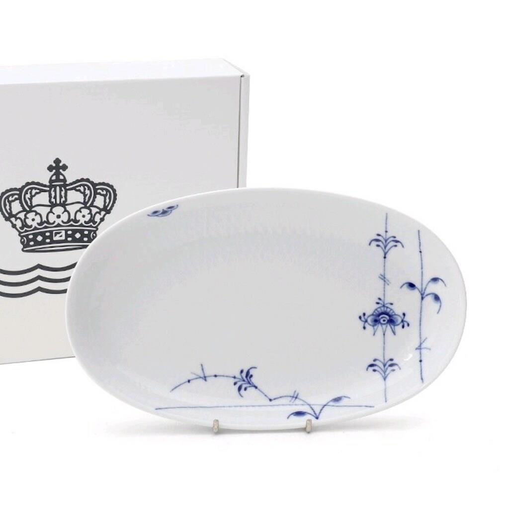 Royal Copenhagen 2-500-623 Mavi Palmette Oval Tabak