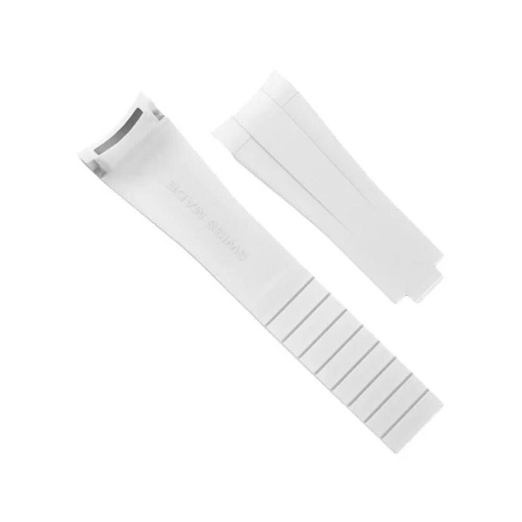 Rubber B strap M105 White - 21MM