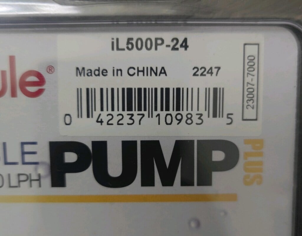 Rule IL500P-24 – Boru Tipli Dalgıç Pompa 24 Volt