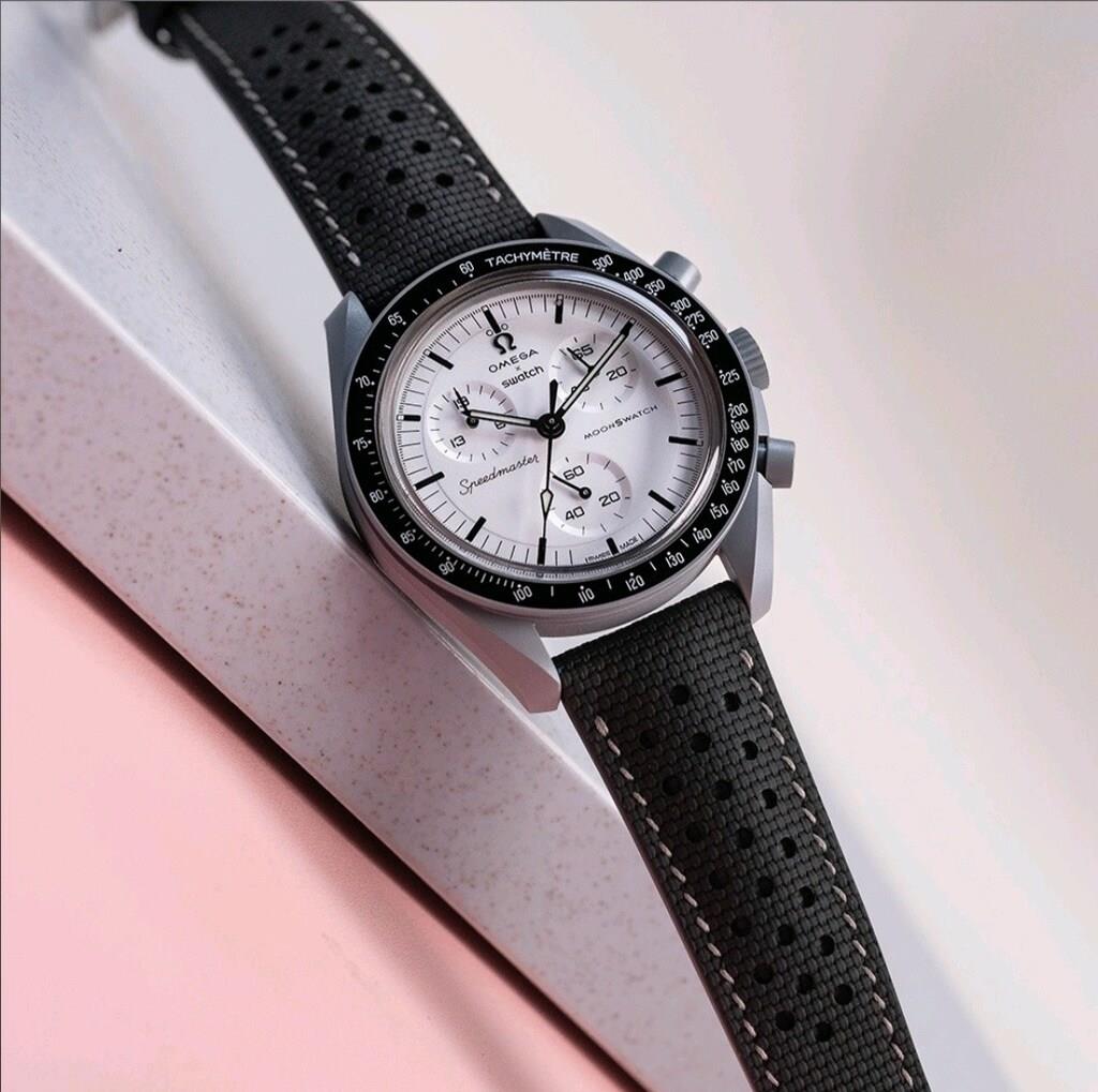 Seventh Creation - Black and Grey Sailcloth Rally Strap