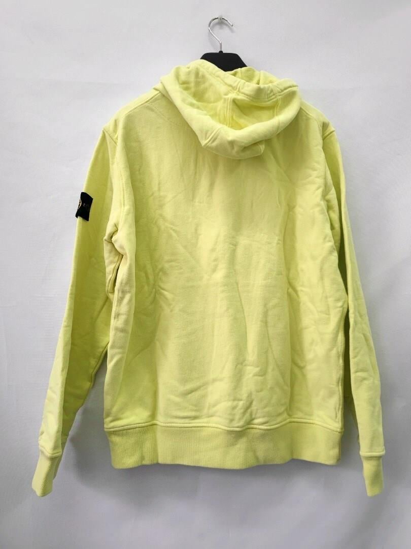 Stone Island Garment Dyed Hoodie ‘Lemon'