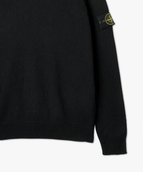 Stone İsland Men Crew Neck Sweater - Black / 7915508A0029