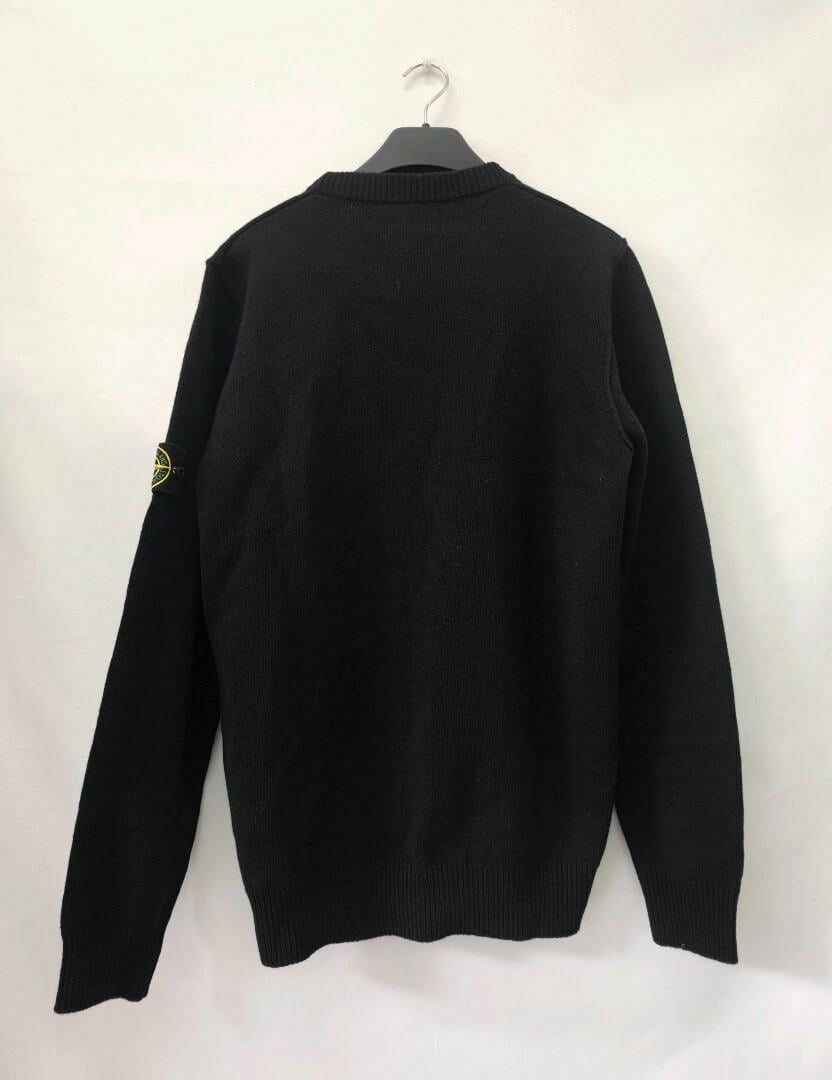 Stone İsland Men Crew Neck Sweater - Black / 7915508A0029