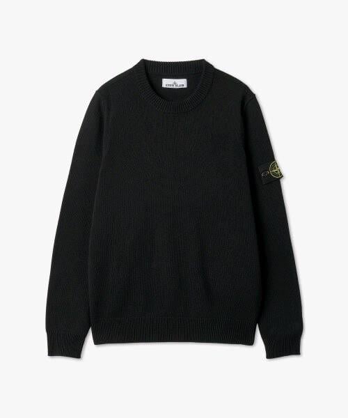Stone İsland Men Crew Neck Sweater - Black / 7915508A0029