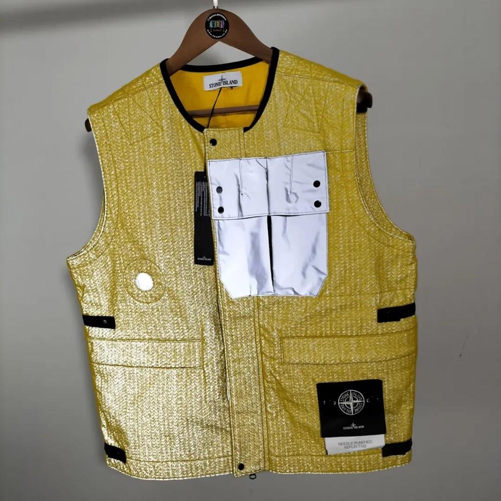 Stone Island Needle Punched Reflective Tech Vest