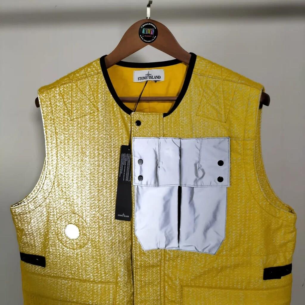 Stone Island Needle Punched Reflective Tech Vest