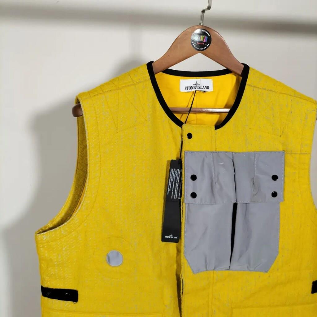 Stone Island Needle Punched Reflective Tech Vest