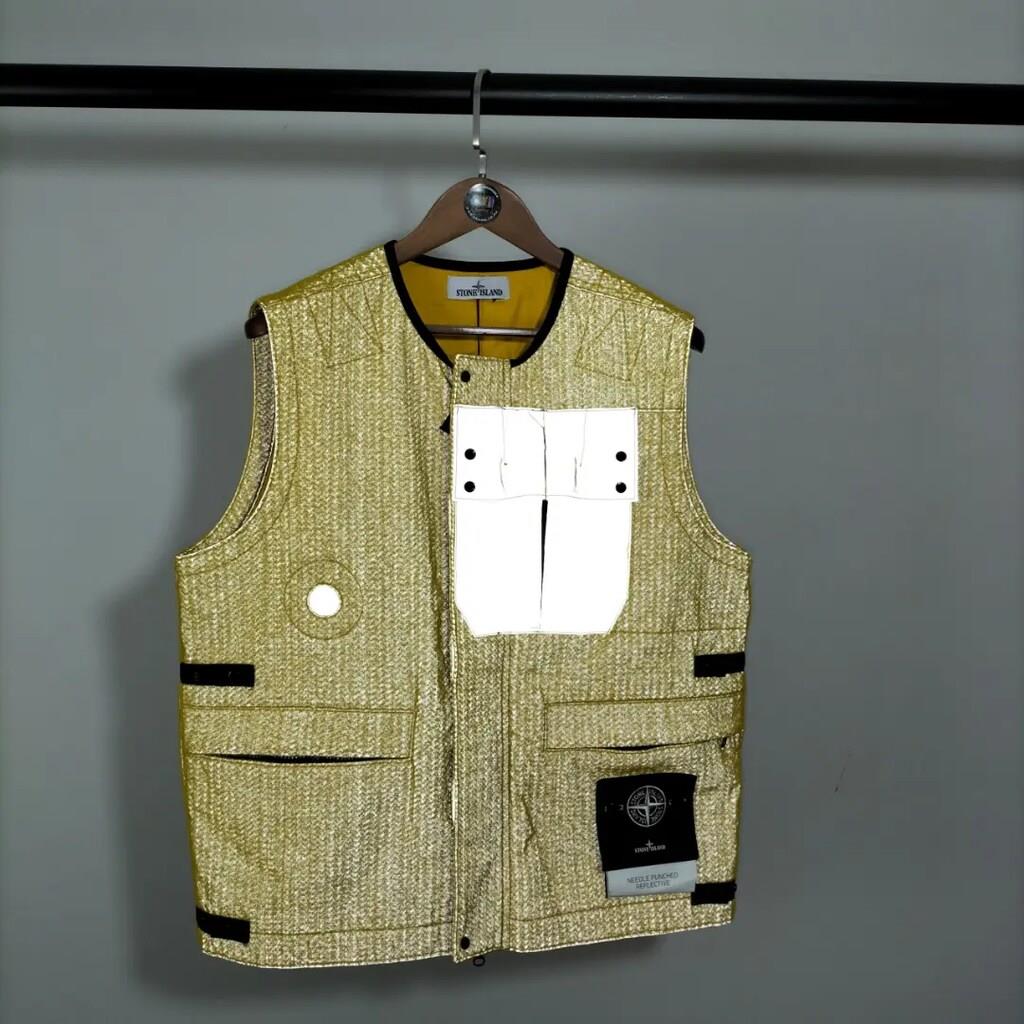 Stone Island Needle Punched Reflective Tech Vest