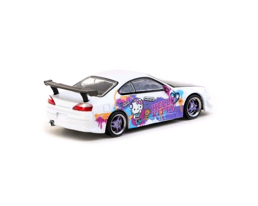 Tarmac Works 1:64 Vertex Nissan Silvia S15 Hello Kitty Special Limited Edition