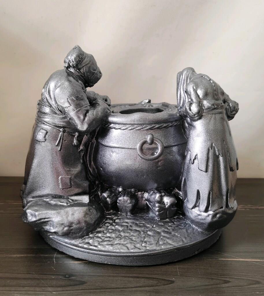The Witcher III 3 Crones Ladies of the Wood Candle Bowl Figure