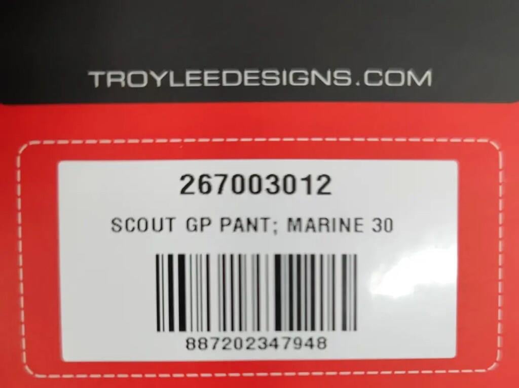 Troy Lee Designs Scout GP Marine Enduro Pantolon