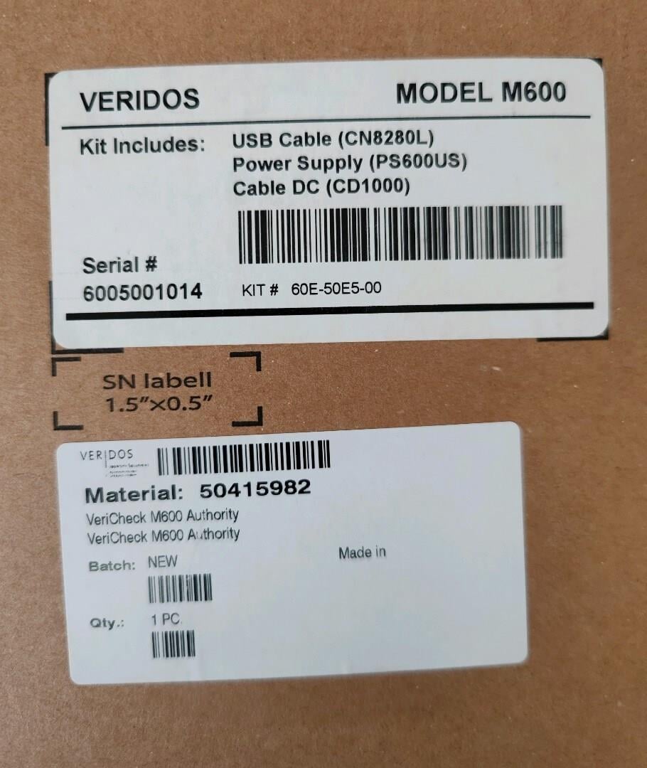 Veridos M600 - Pasaport & Kimlik Okuyucu