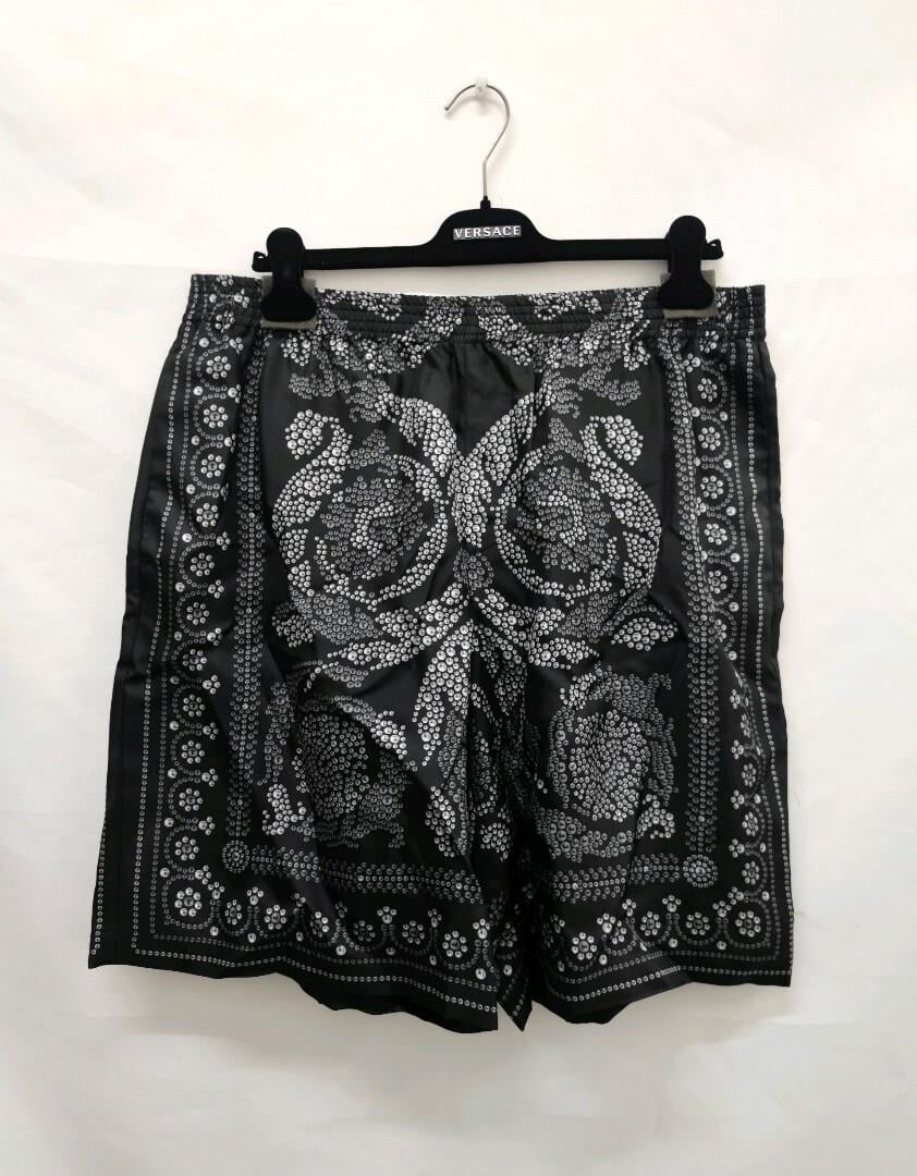Versace Trompe Loeil Print Track Shorts