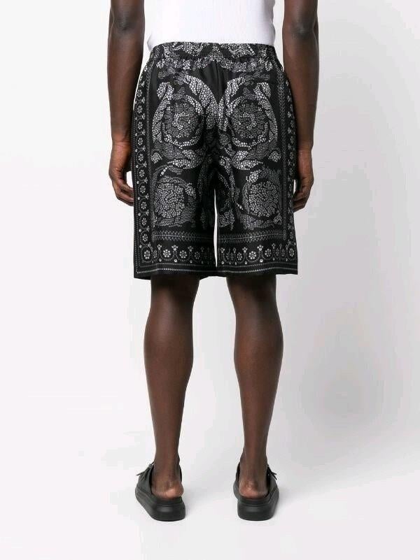 Versace Trompe Loeil Print Track Shorts