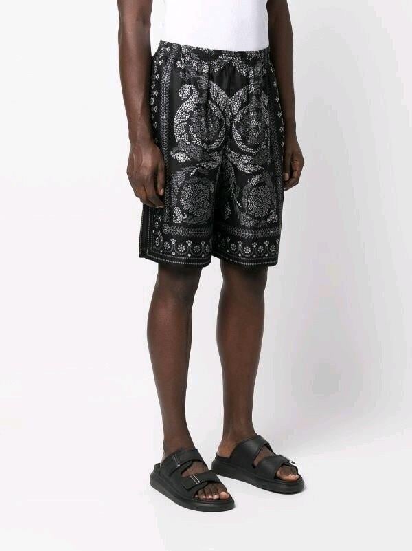 Versace Trompe Loeil Print Track Shorts