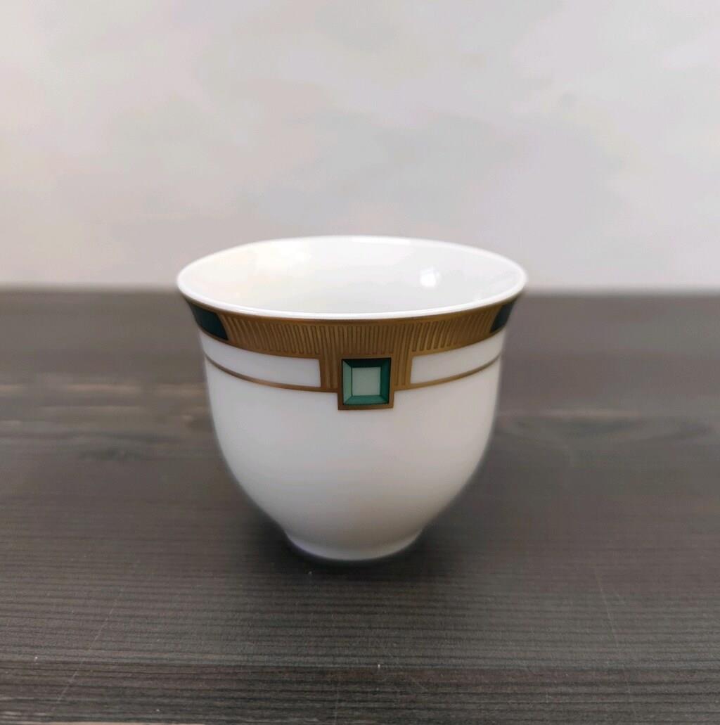 Vista Alegre Arabic Coffee Cup Selection Emerald