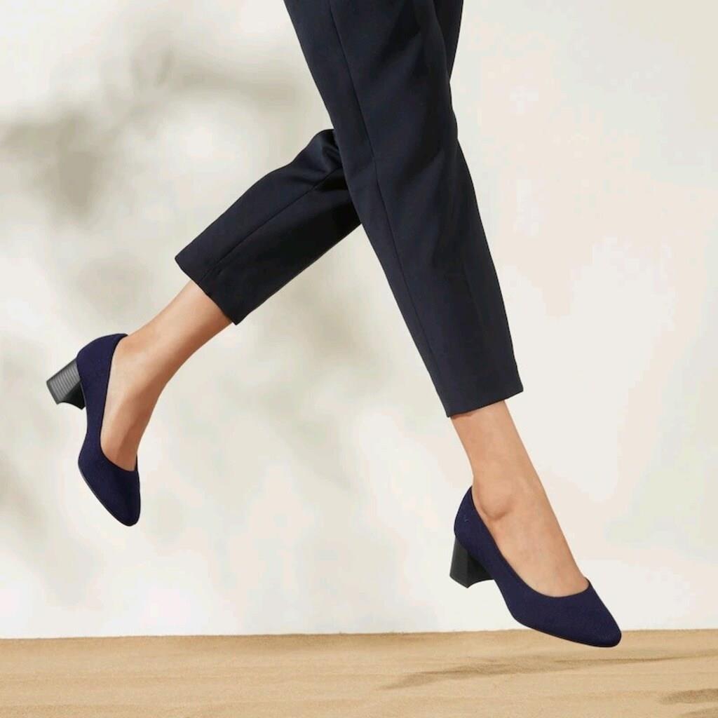 Vivaia - Almond Toe Block Heel