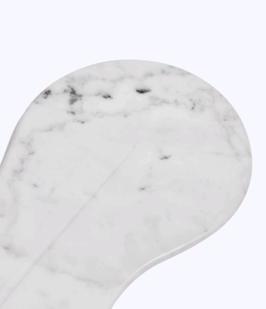 Zaha Hadid Design Cell Marble Platter | White