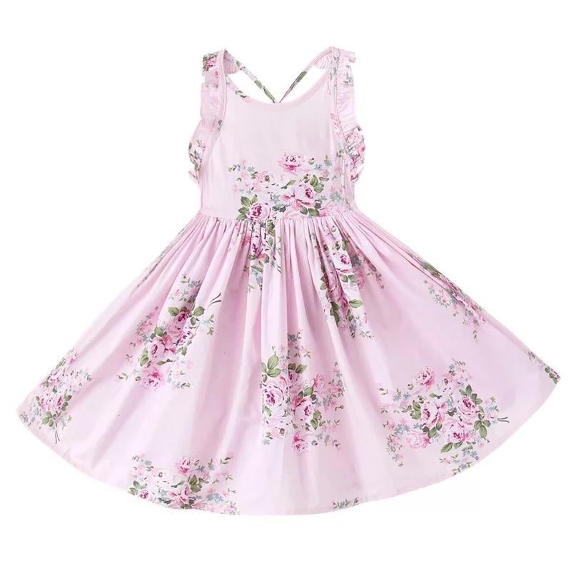 Kensington Floral dress-pink
