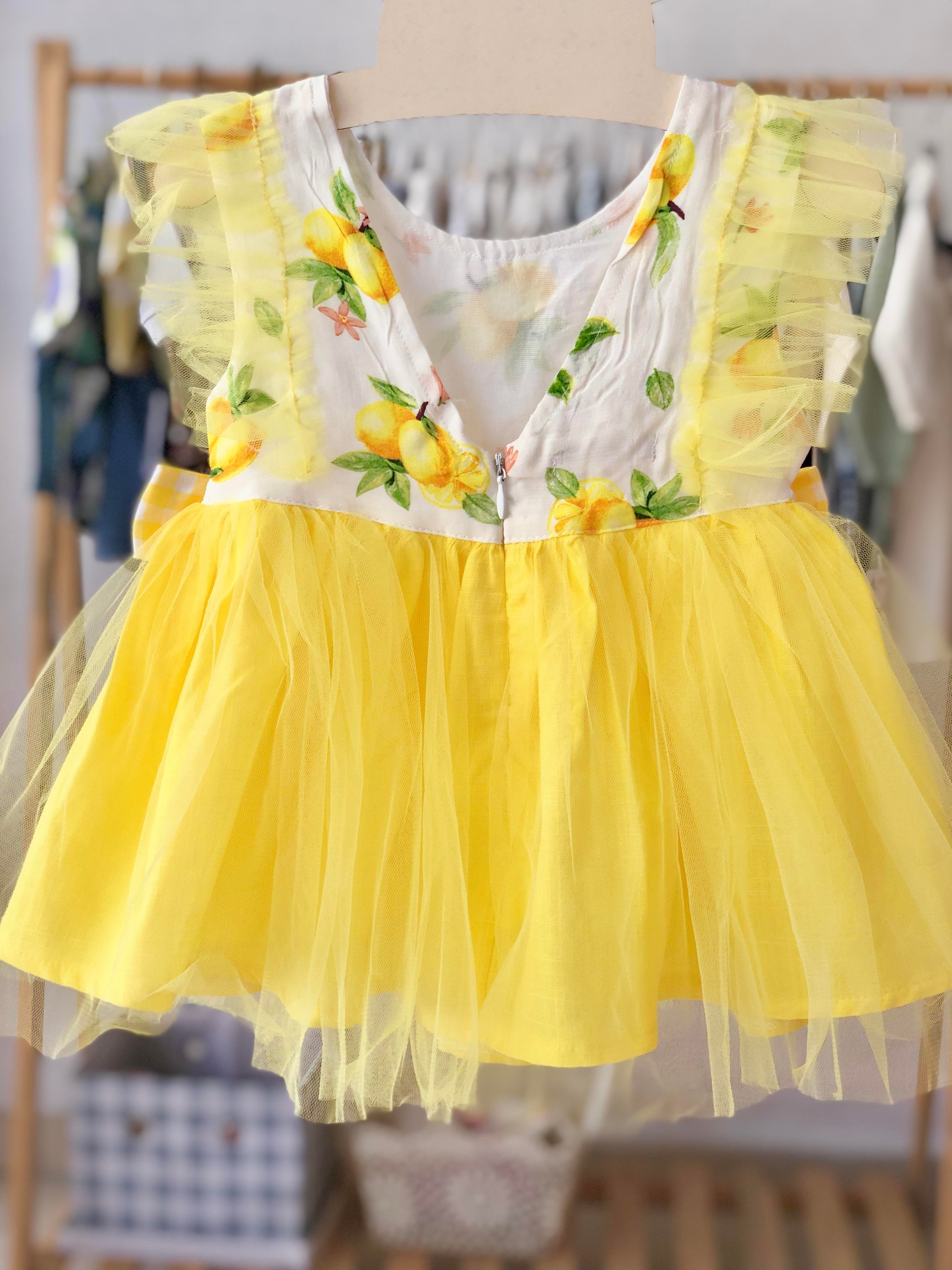 Limonlu Elbise