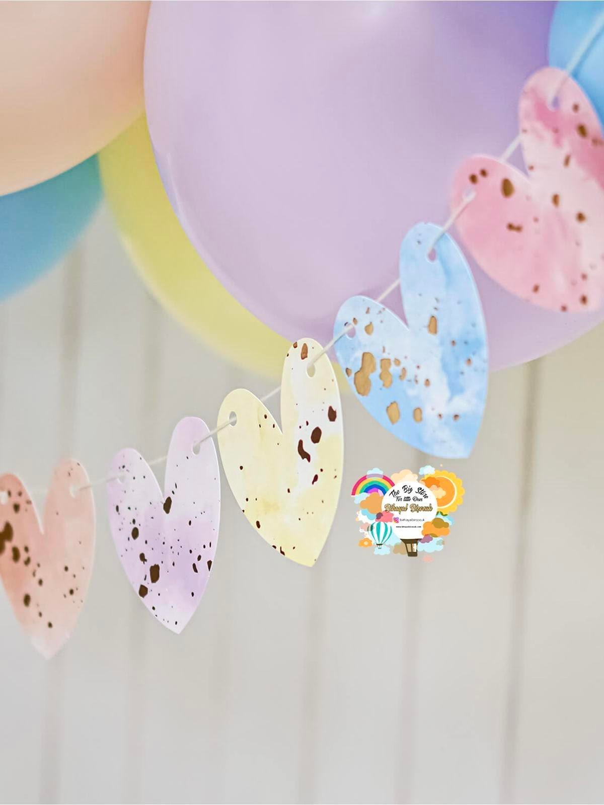 Makaron Kalp Banner Gold Yaldız 