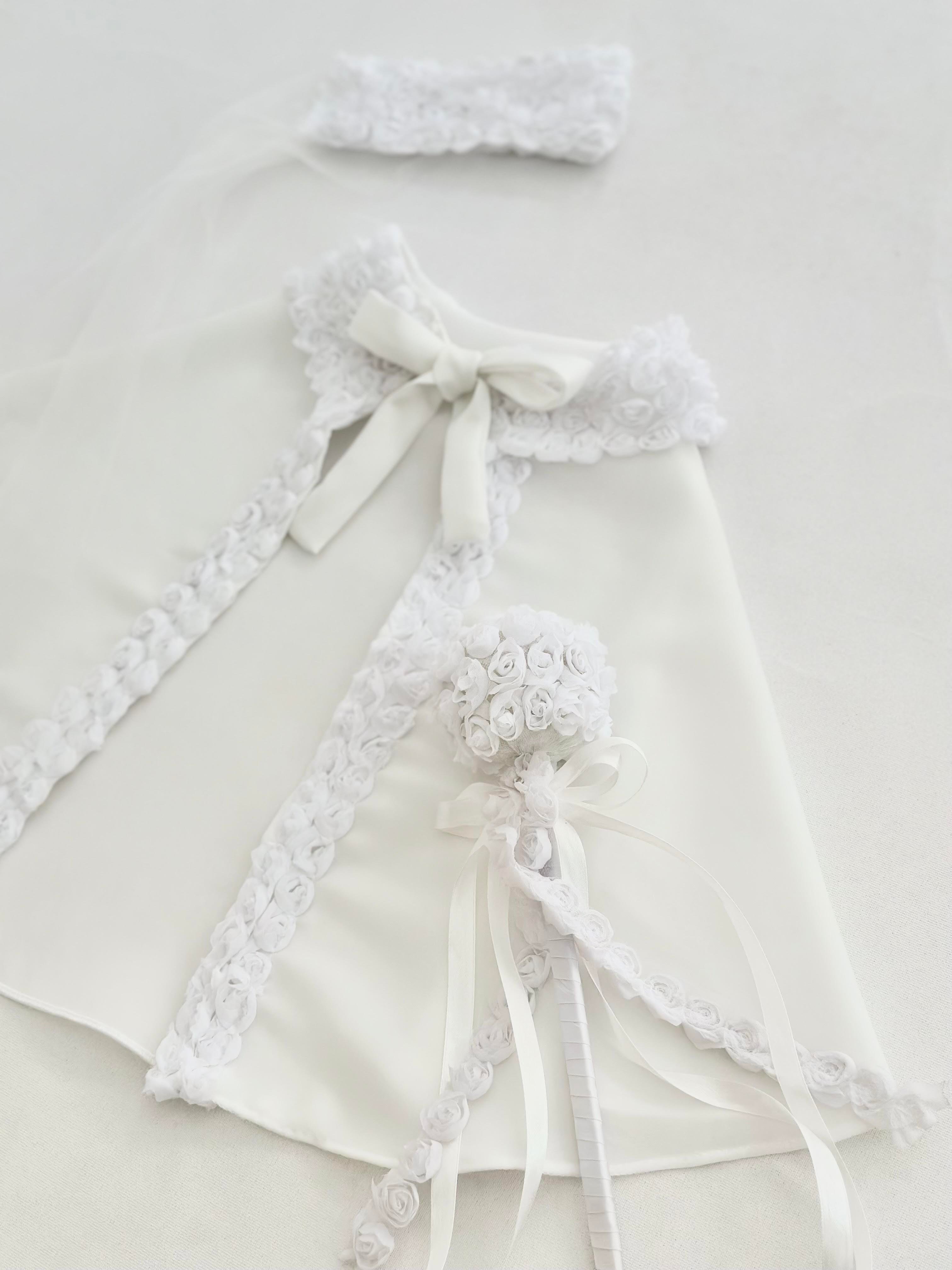 Sophia Pelerin Set - Beyaz