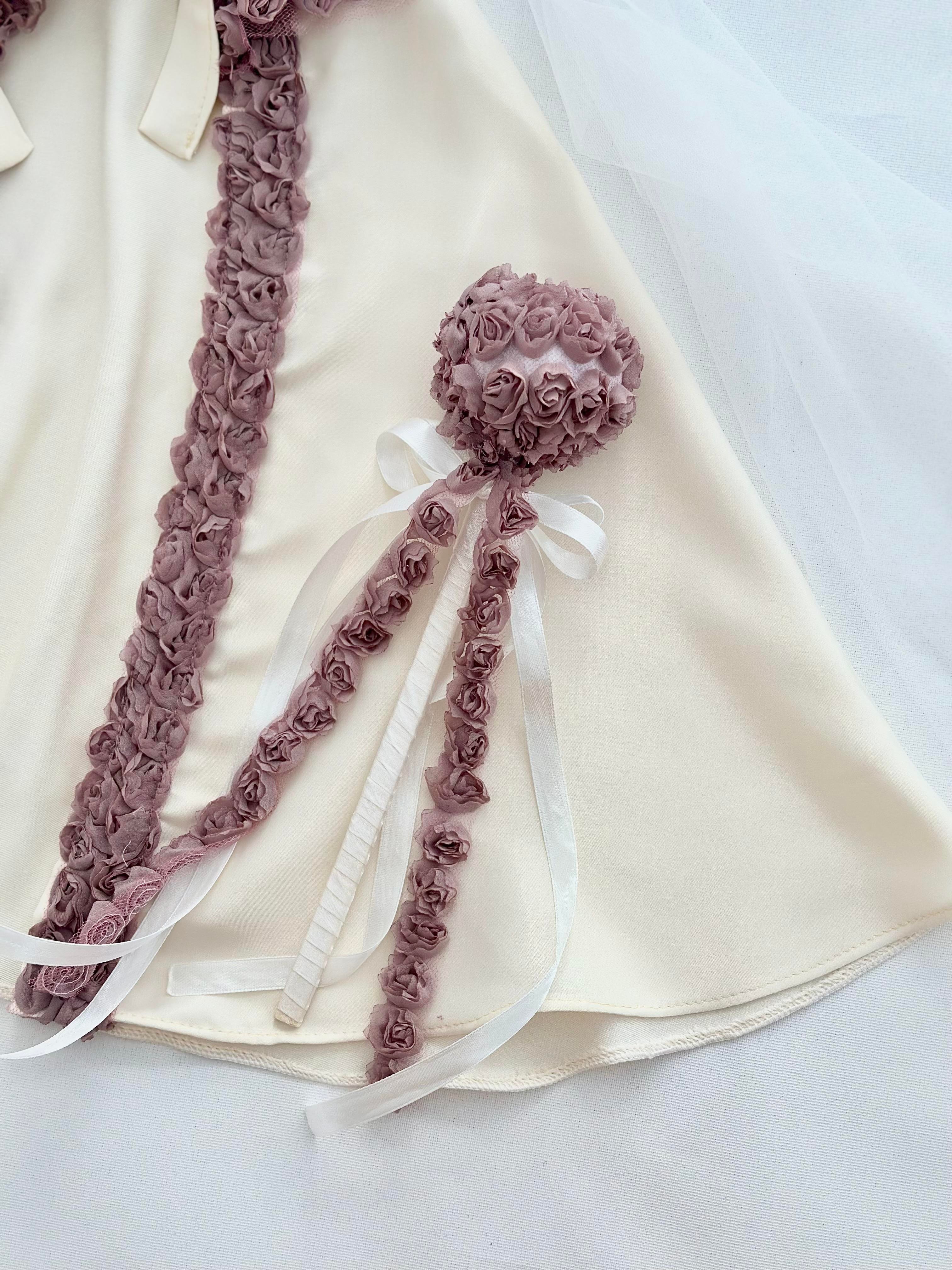 Sophia Pelerin Set - Kırık Beyaz