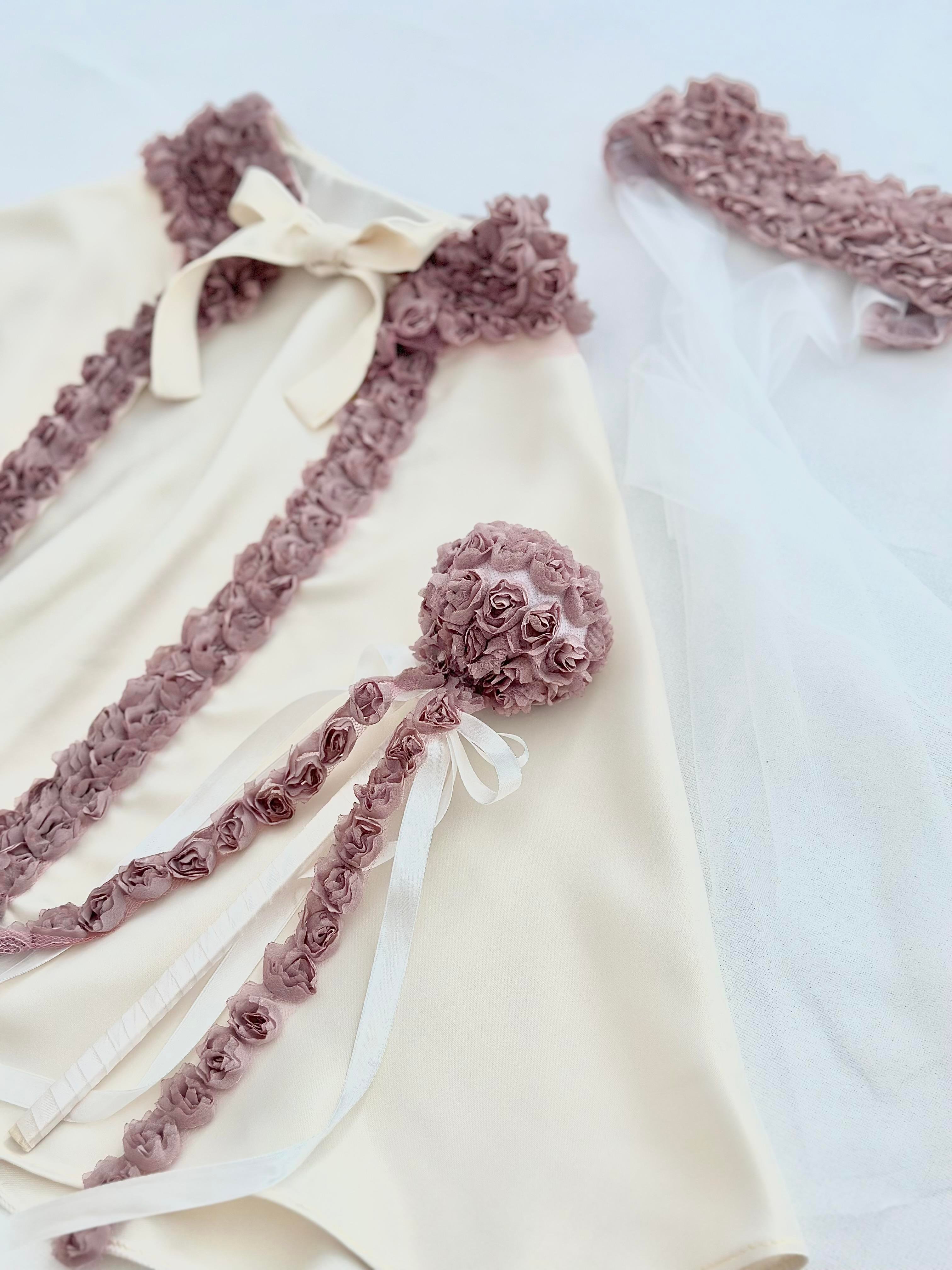 Sophia Pelerin Set - Kırık Beyaz