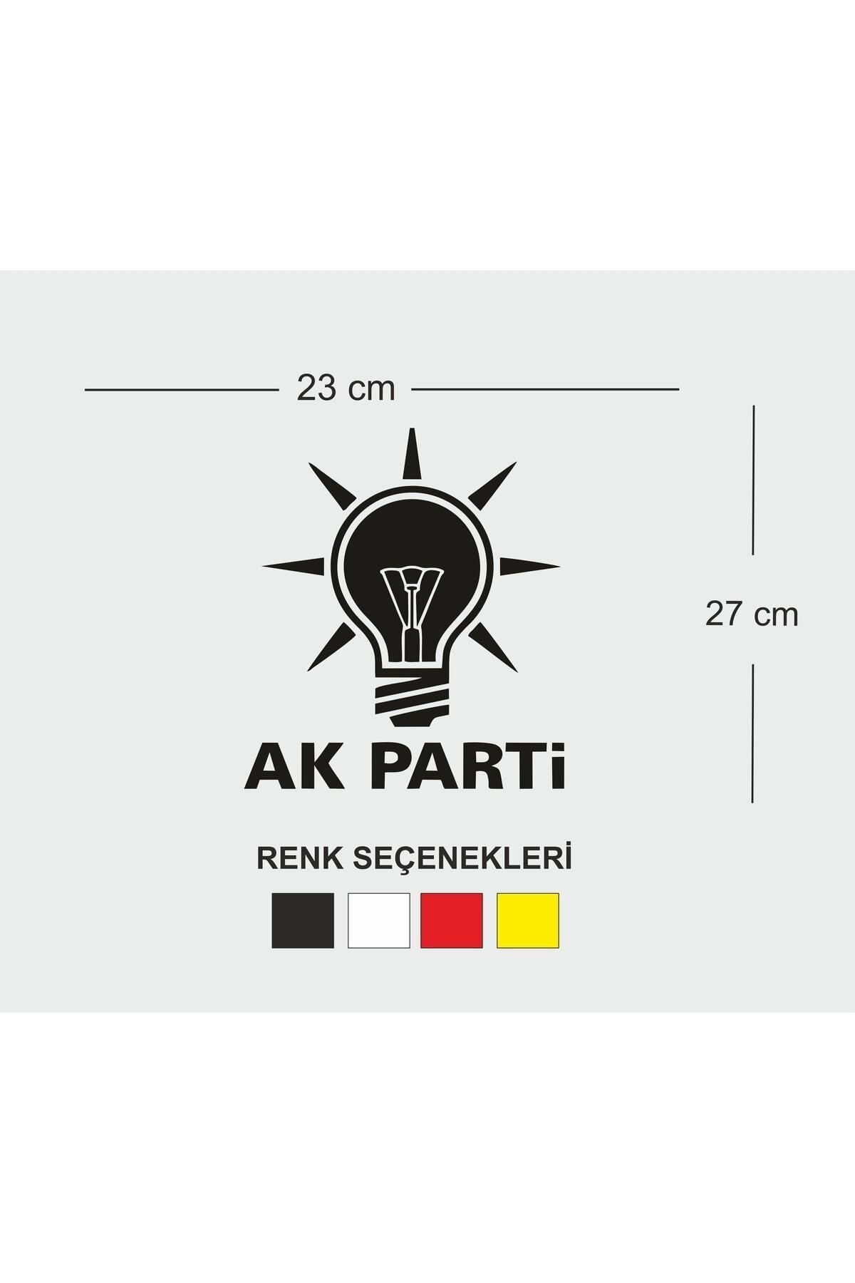 Akp Logo Oto özel yeni sticker 23*27 Cm