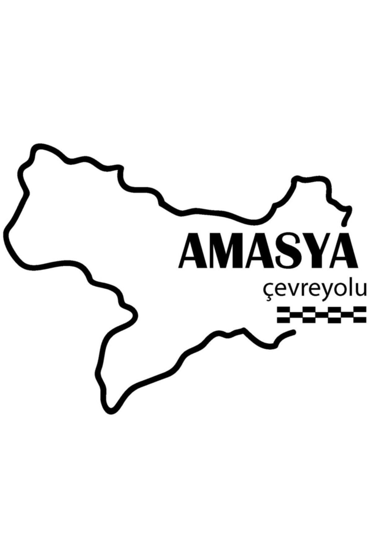 Amasya Çevreyolu özel yeni sticker 12*9 Cm